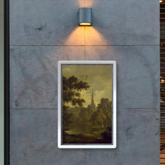 Landscape with Figures by John Rathbone poster 2