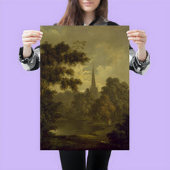 Landscape with Figures by John Rathbone poster 3