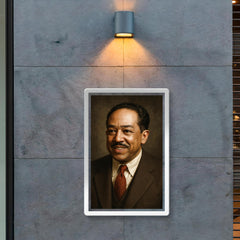 Langston Hughes portrait poster 2