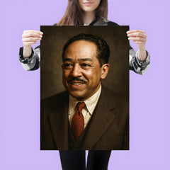 Langston Hughes portrait poster 3
