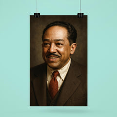 Langston Hughes portrait poster 6