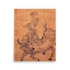 Lao Tzu poster on a plain backdrop in size 16"x20".