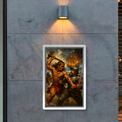 Lapu Lapu resisting Magellan scene poster 2