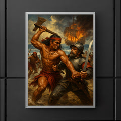 Lapu Lapu resisting Magellan scene poster 5