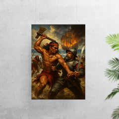 Lapu Lapu resisting Magellan scene poster 7