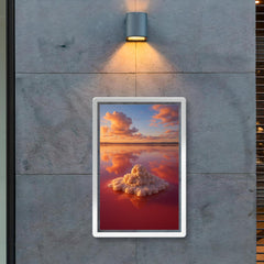 Las Salinas de Torrevieja Pink Lake Spain poster 2