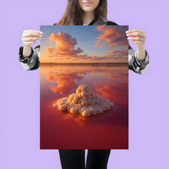 Las Salinas de Torrevieja Pink Lake Spain poster 3