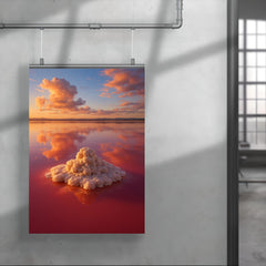 Las Salinas de Torrevieja Pink Lake Spain poster 4