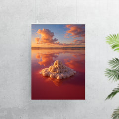 Las Salinas de Torrevieja Pink Lake Spain poster 7
