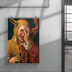 Laughing Fool by Jacob Cornelisz van Oostsanenl, 1500 poster 4