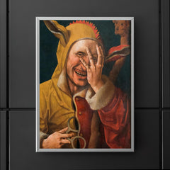 Laughing Fool by Jacob Cornelisz van Oostsanenl, 1500 poster 5
