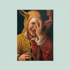 Laughing Fool by Jacob Cornelisz van Oostsanenl, 1500 poster 8