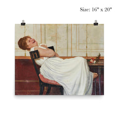 Laughing Girl by Raffaello Sorbi, 1882 poster 2