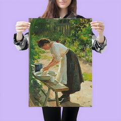 Laundering by Mykola Pymonenko, 1912 poster 3