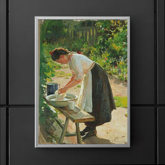 Laundering by Mykola Pymonenko, 1912 poster 5