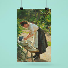 Laundering by Mykola Pymonenko, 1912 poster 6