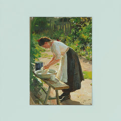 Laundering by Mykola Pymonenko, 1912 poster 8