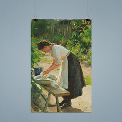 Laundering by Mykola Pymonenko, 1912 poster 9