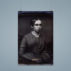 Laura Bridgman, the First Deaf-Blind American Child Educated in English, circa 1845 poster 9