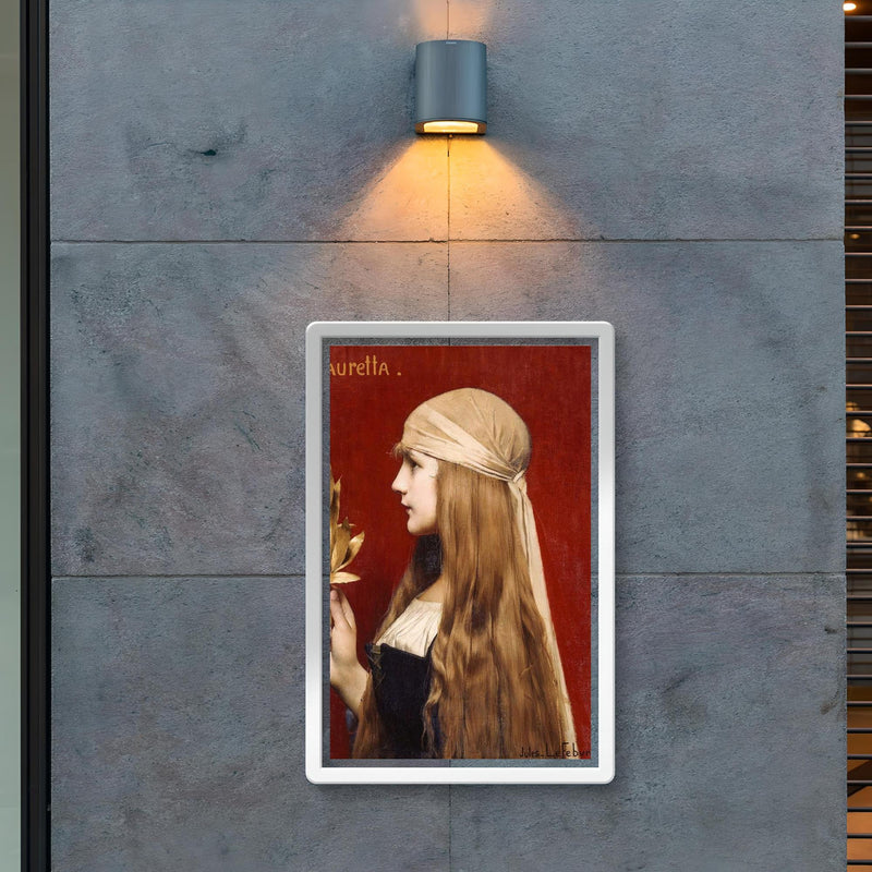 Lauretta by Jules Joseph Lefebvre, 1879 poster 2