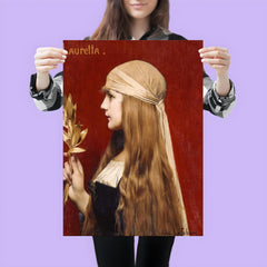 Lauretta by Jules Joseph Lefebvre, 1879 poster 3