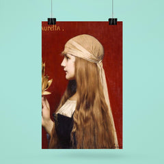 Lauretta by Jules Joseph Lefebvre, 1879 poster 6