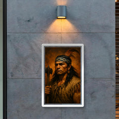 Lautaro Mapuche war leader portrait poster 2