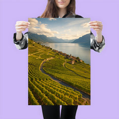 Lavaux Vineyard Terraces Switzerland poster 3