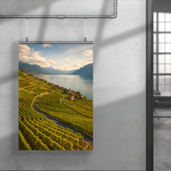 Lavaux Vineyard Terraces Switzerland poster 4