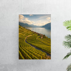 Lavaux Vineyard Terraces Switzerland poster 7
