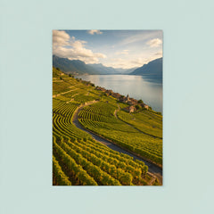 Lavaux Vineyard Terraces Switzerland poster 8