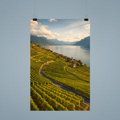 Lavaux Vineyard Terraces Switzerland poster 9
