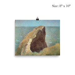 Le Bec du Hoc Grandcamp by Georges Seurat poster 4