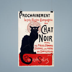 Le Chat Noir II by Théophile-Alexandre Steinlen poster 9