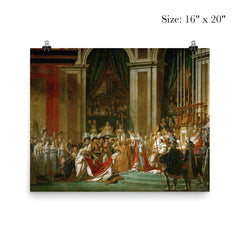 Le Sacre de Napoléon by Jacques-Louis David, 1807 poster 2