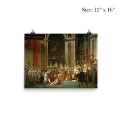 Le Sacre de Napoléon by Jacques-Louis David, 1807 poster 3