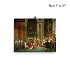 Le Sacre de Napoléon by Jacques-Louis David, 1807 poster 4