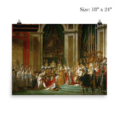 Le Sacre de Napoléon by Jacques-Louis David, 1807 poster 5