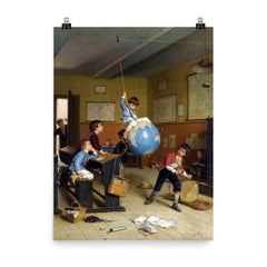 Le Tour du Monde by André-Henri Dargelas poster on a plain backdrop in size 8"x10".