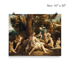 Leda and the Swan by Correggio, 1531 poster 2
