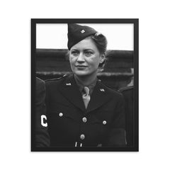 Lee Miller framed print on a plain backdrop in size 16"x20".