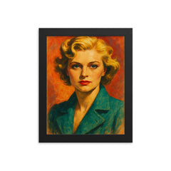 Lee Miller framed print on a plain backdrop in size 8"x10".