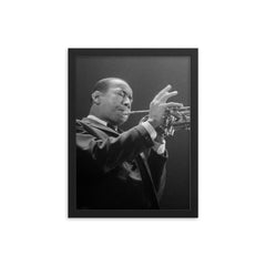 Lee Morgan framed print on a plain backdrop in size 12"x16".