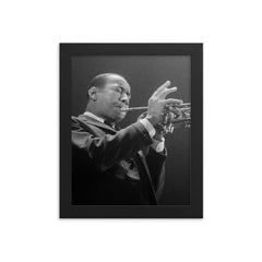 Lee Morgan framed print on a plain backdrop in size 8"x10".