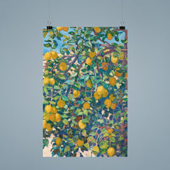 Lemon Trees in La Mortola, 1921 by Theo van Rysselberghe poster 9