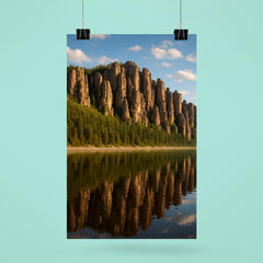 Lena Pillars Yakutia Russia poster 6