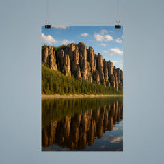 Lena Pillars Yakutia Russia poster 9