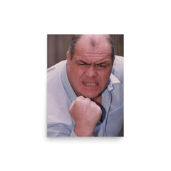 Lenny McLean poster on a plain backdrop in size 12"x16".