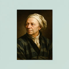 Leonhard Euler portrait poster 8