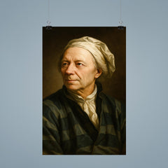 Leonhard Euler portrait poster 9